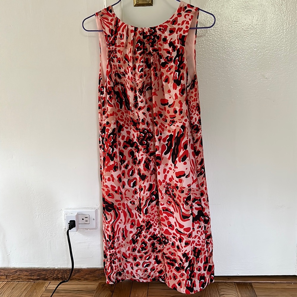 H&M | Red Leopard Sleeveless Dress